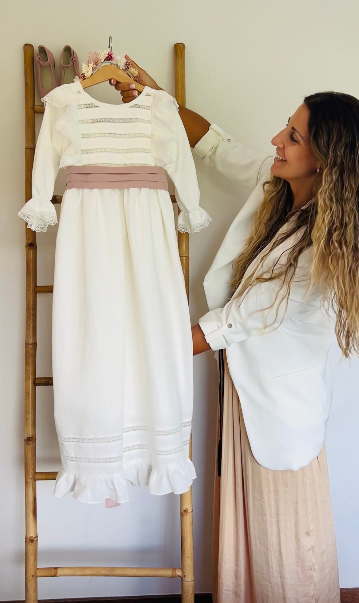 vestido comunhao solene 