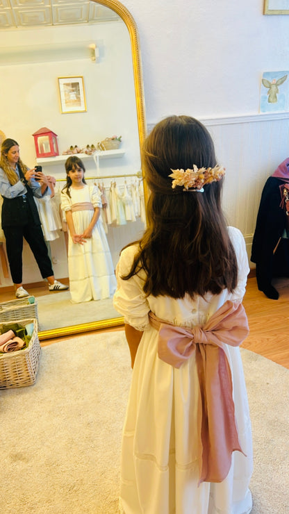 vestido comunhao solene menina