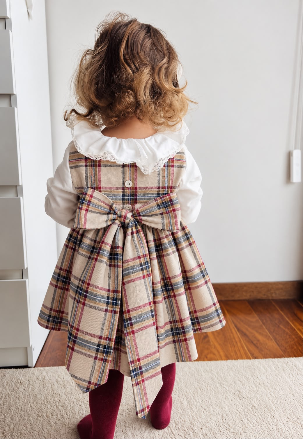 vestido de menina criança com laço