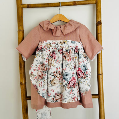 vestido espanhol com avental 