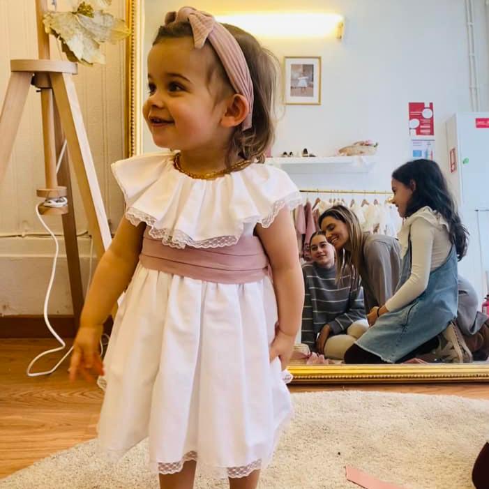 vestido menina das alianças 