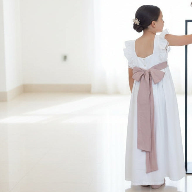 vestido primeira comunhao menina 