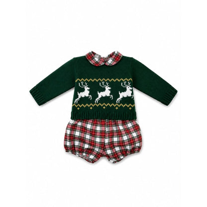 Conjunto Malha bebe Xadrez