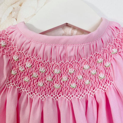 Pink Honeycomb Dress