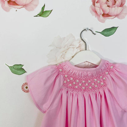 Pink Honeycomb Dress