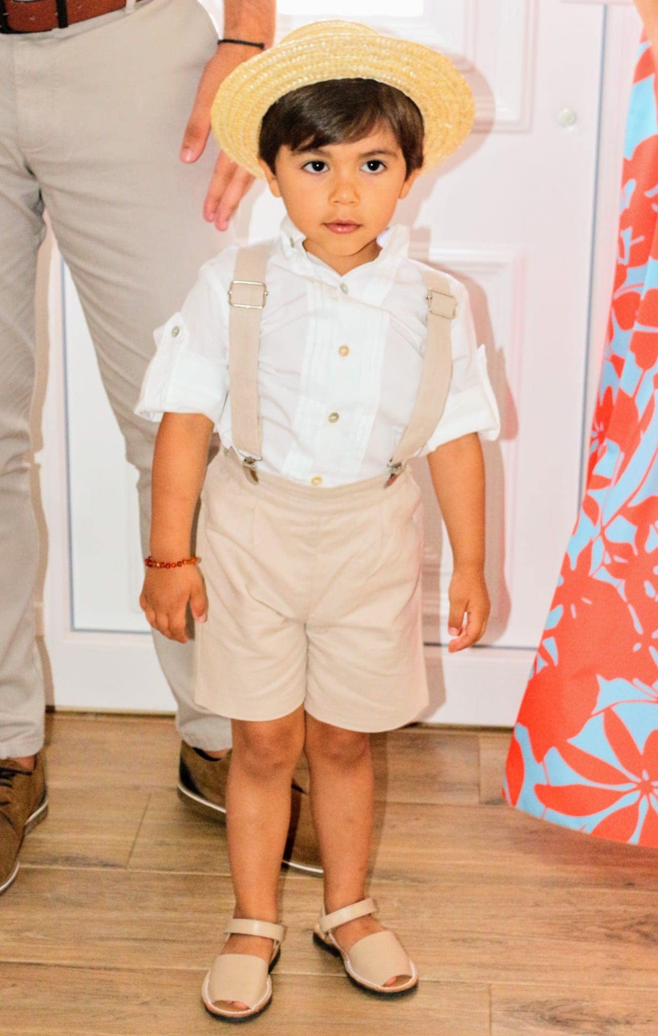 calcao com suspensorios cerimonia 