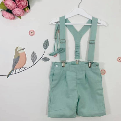 calcao com suspensorios cerimonia 