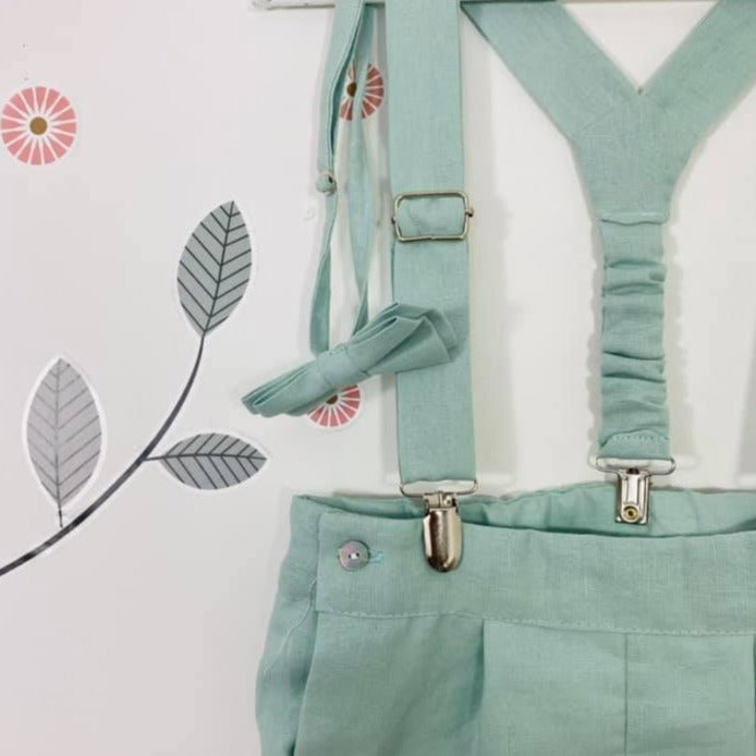 calcao com suspensorios cerimonia 