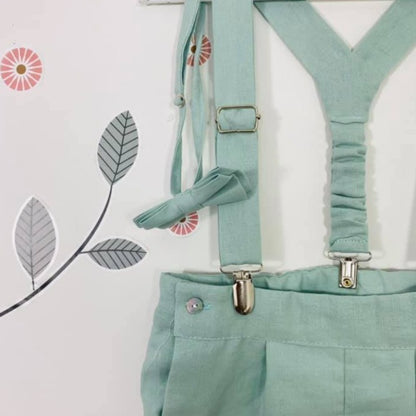 calcao com suspensorios cerimonia 