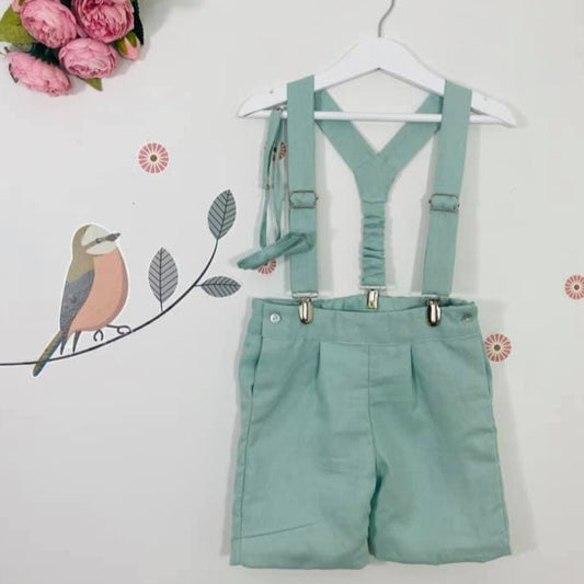 calcao com suspensorios cerimonia