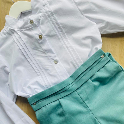 camisa cerimonia para menino 